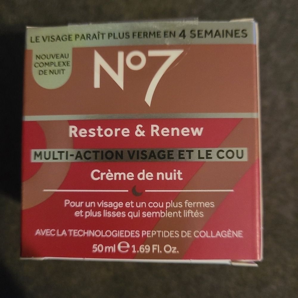 No7 restore renew face neck multi action night cream Hp🔥🔥🔥
